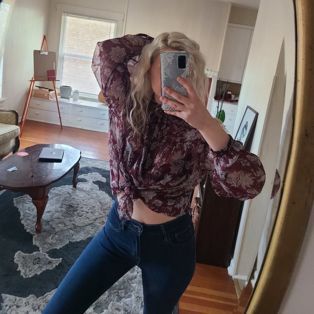 Lucky Brand Paisley Top